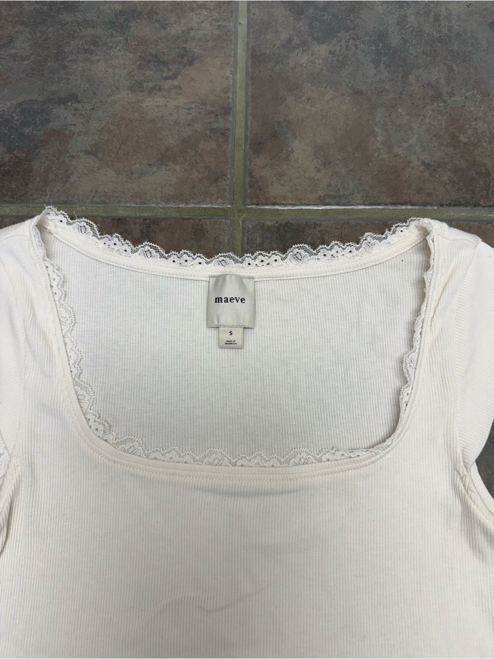 Maeve Ribbed Cap-Sleeve Top - Picture 3 of 6